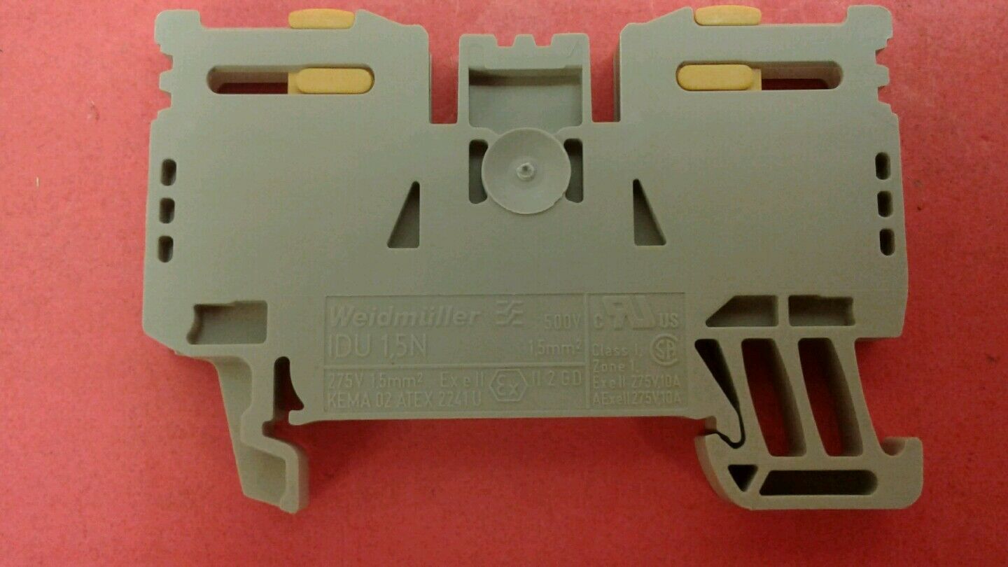 Weidmuller 1792540000 IDU 1.5N din mount terminal blocks (3 lots of 22 ea)  4A