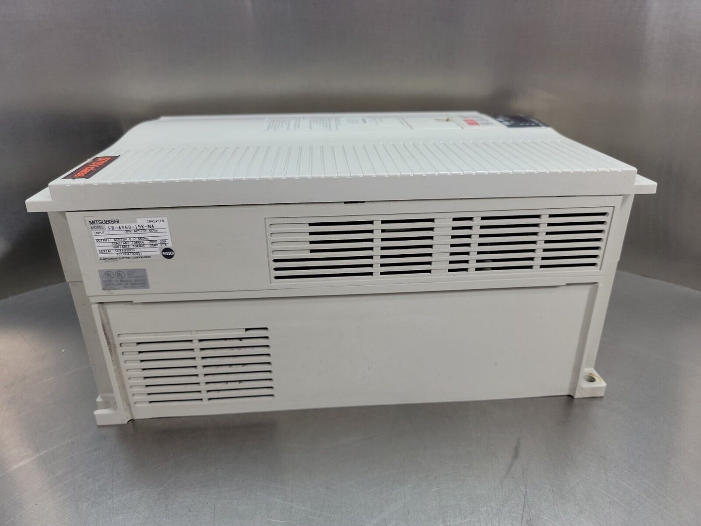 MITSUBISHI FR-A560-15K-NA INVERTER 20-25HP (22A-27A) 575V Class Drive loc.1B