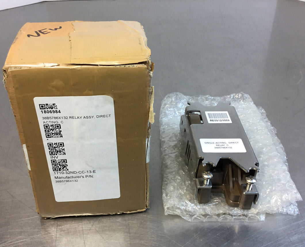 EMERSON  38B5786X132  Relay Assembly Direct Acting, C    3B-4