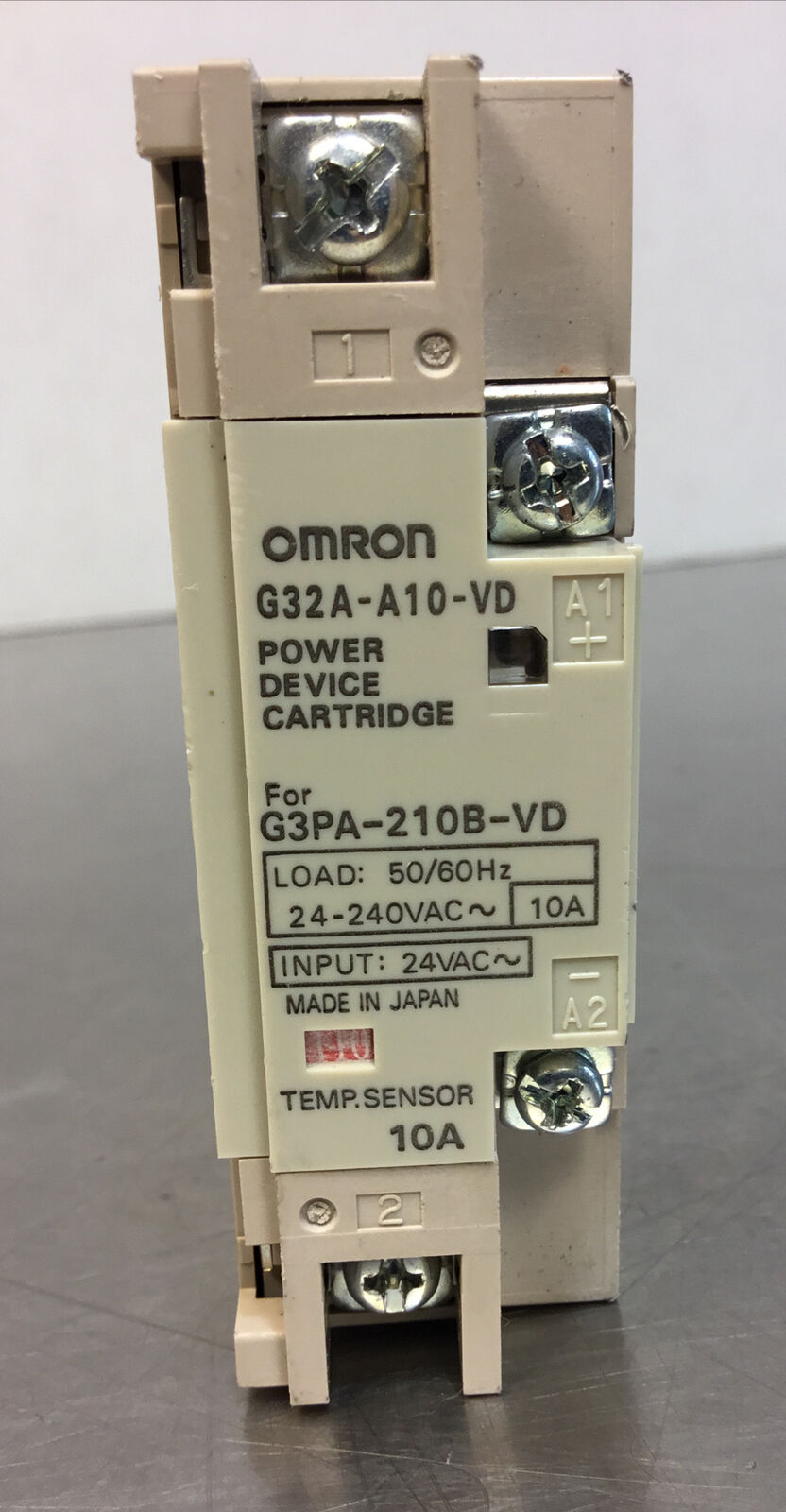 OMRON G32A-A10-VD Power Device Cartridge 10A   3D-24