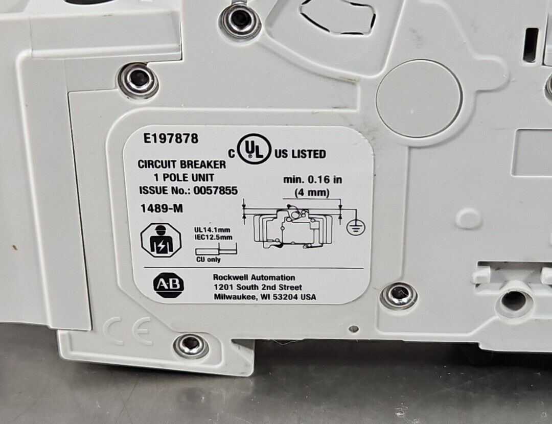 Allen Bradley 1489-M1D30 Ser D. Circuit Breaker.                          4E-21