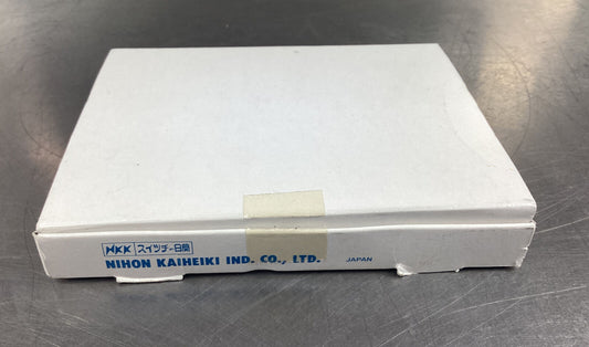 NIHON  AT-4054BJ  CAP PUSHBUTTON ROUND WHITE (box of 50)       4D-25