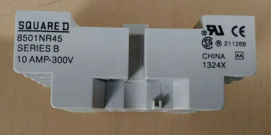 SQUARE D 8501NR45 SERIES B RELAY SOCKET 10 AMP 300V                         5D