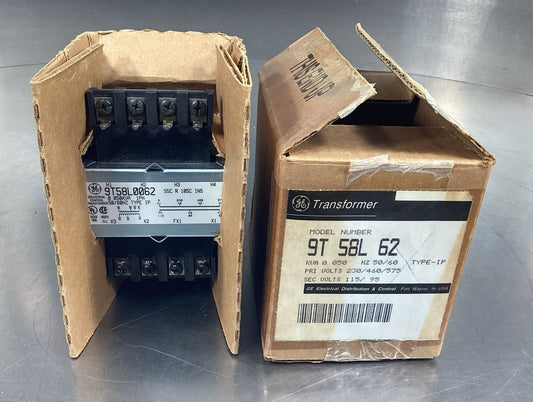 GENERAL ELECTRIC  9T58L62  /  9T 58L 62  Transformer 1Ph 0.050KVA Type IP  4C-18