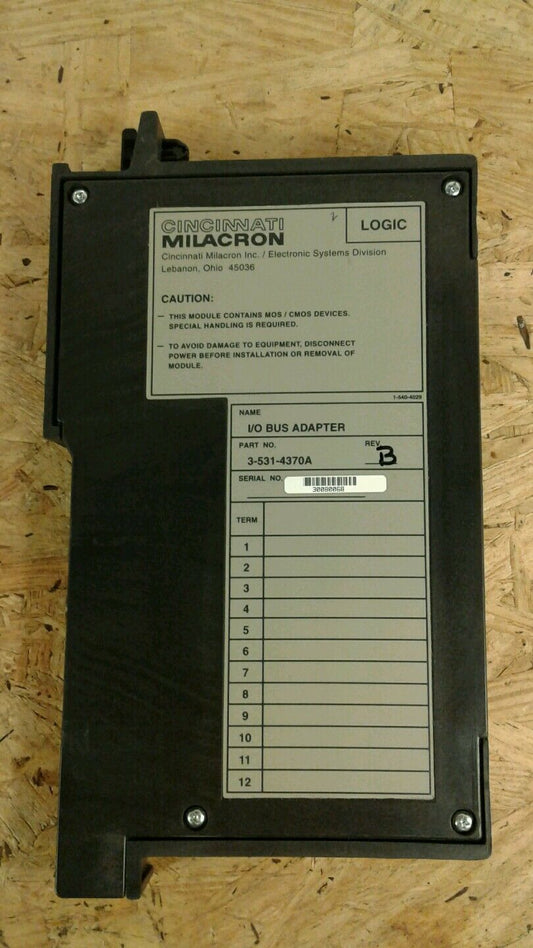 Cincinnati Milacron 3-531-4370A I/O Bus Adapter Rev -B.         3C