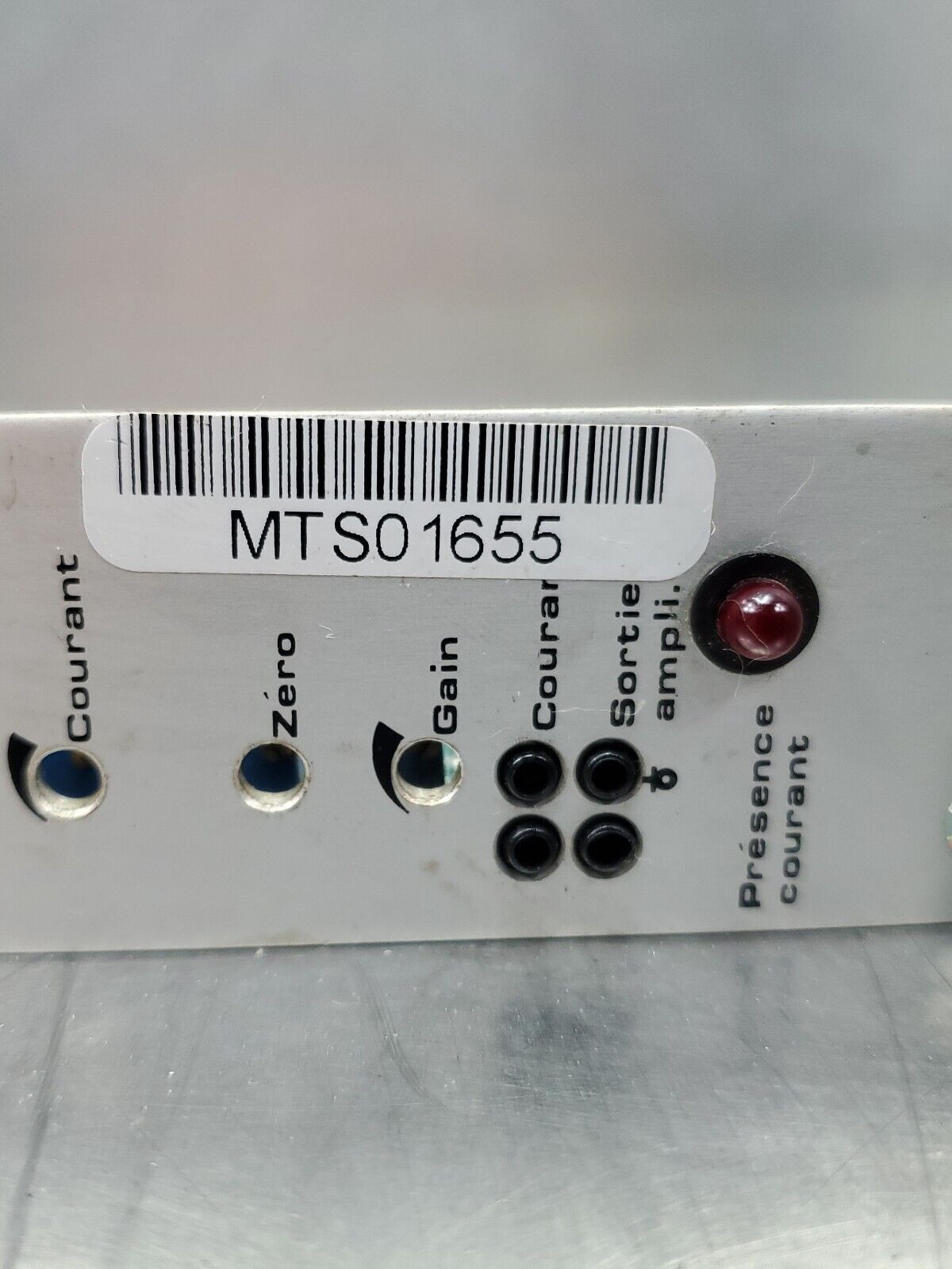 AMPLI JAUGES MTS01655 PLC CONTROL BOARD.                                    3E-5