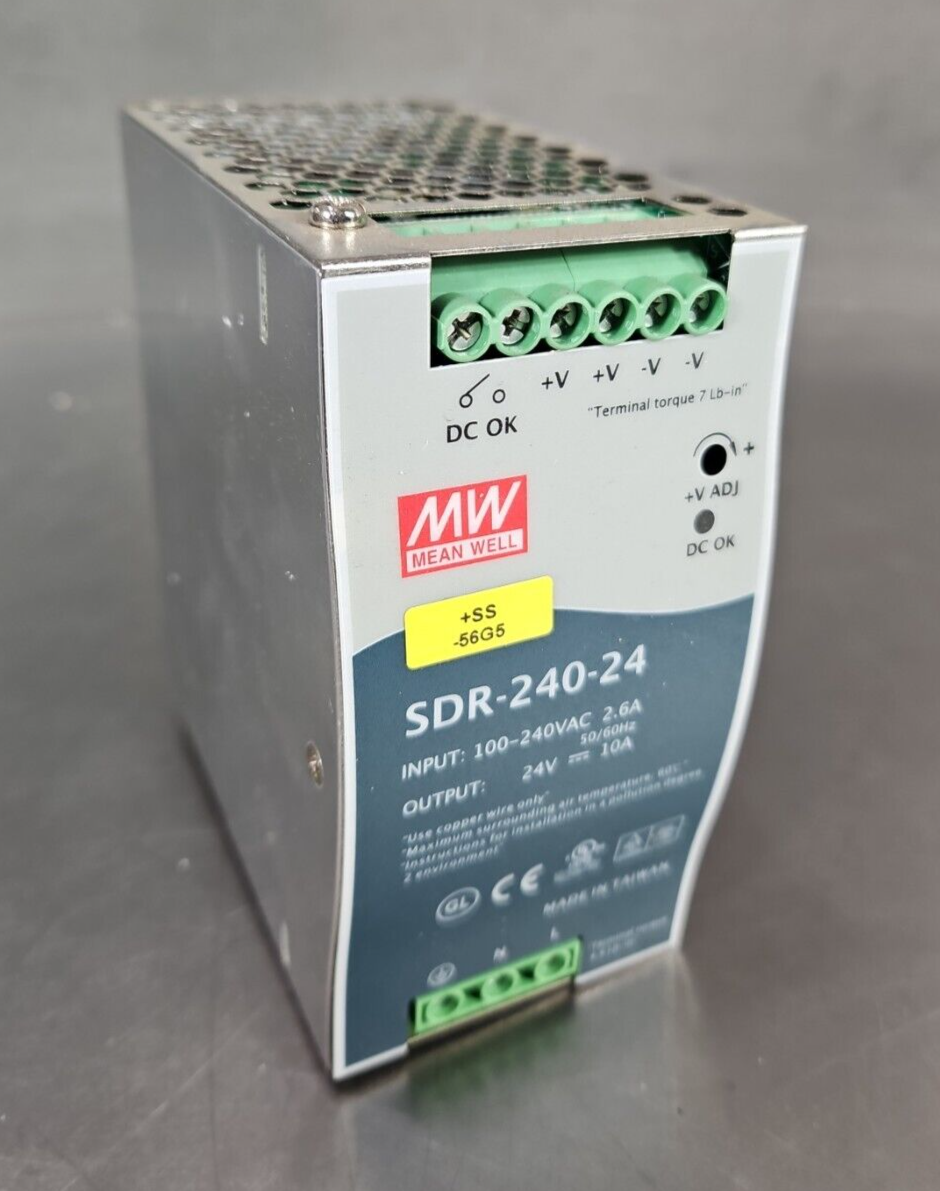 ‎MEAN WELL SDR-240-24 240W Power Supply                                Loc  4E-5