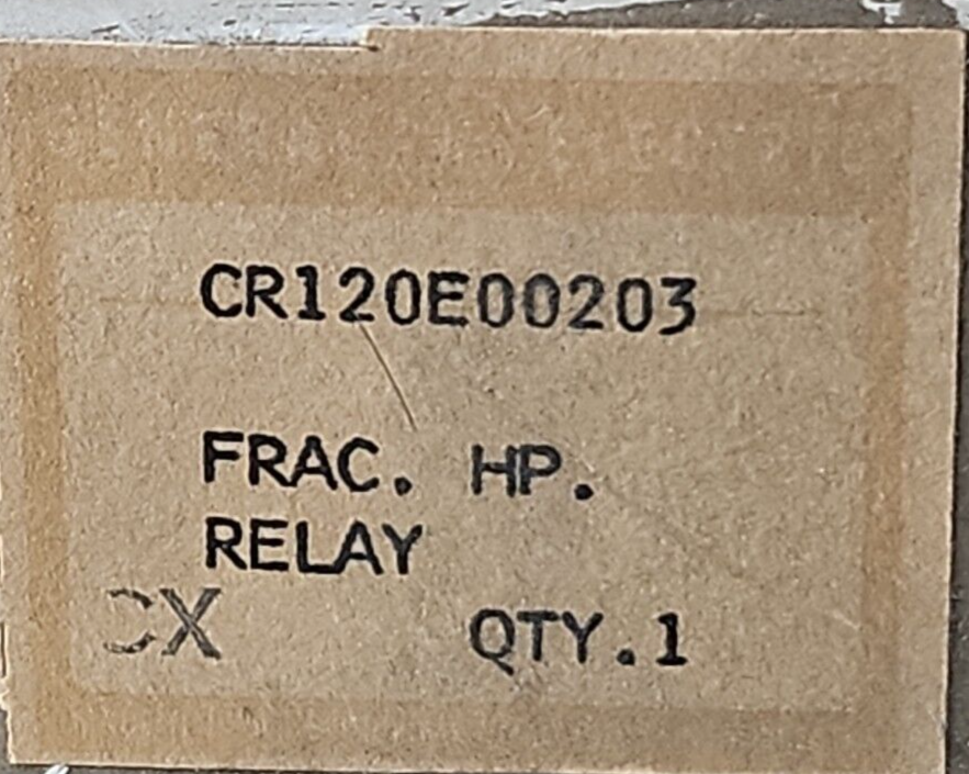 GE CR120E00203 RELAY.     Loc4A7
