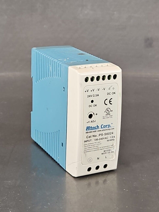 Altech Corp PS-S6024 Power Supply 100-240VAC 1.8A.                      Loc3B-10
