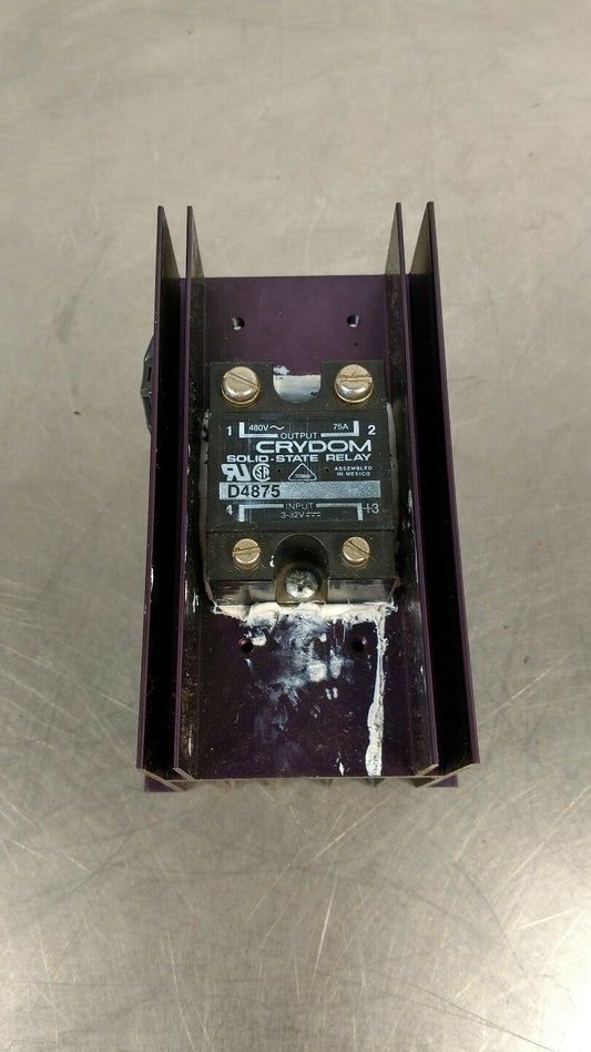Crydom D4875 Solid-State Relay, 480V 75 Amp                                4E-10