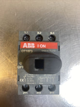 Load image into Gallery viewer, ABB OT16F3 Disconnect Switch Circuit Breaker.               4D
