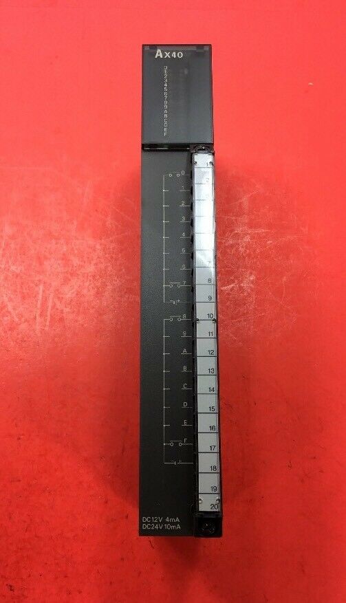 Mitsubishi  Melsec AX40 PLC 12/24VDC 4/10mA                                3E-10