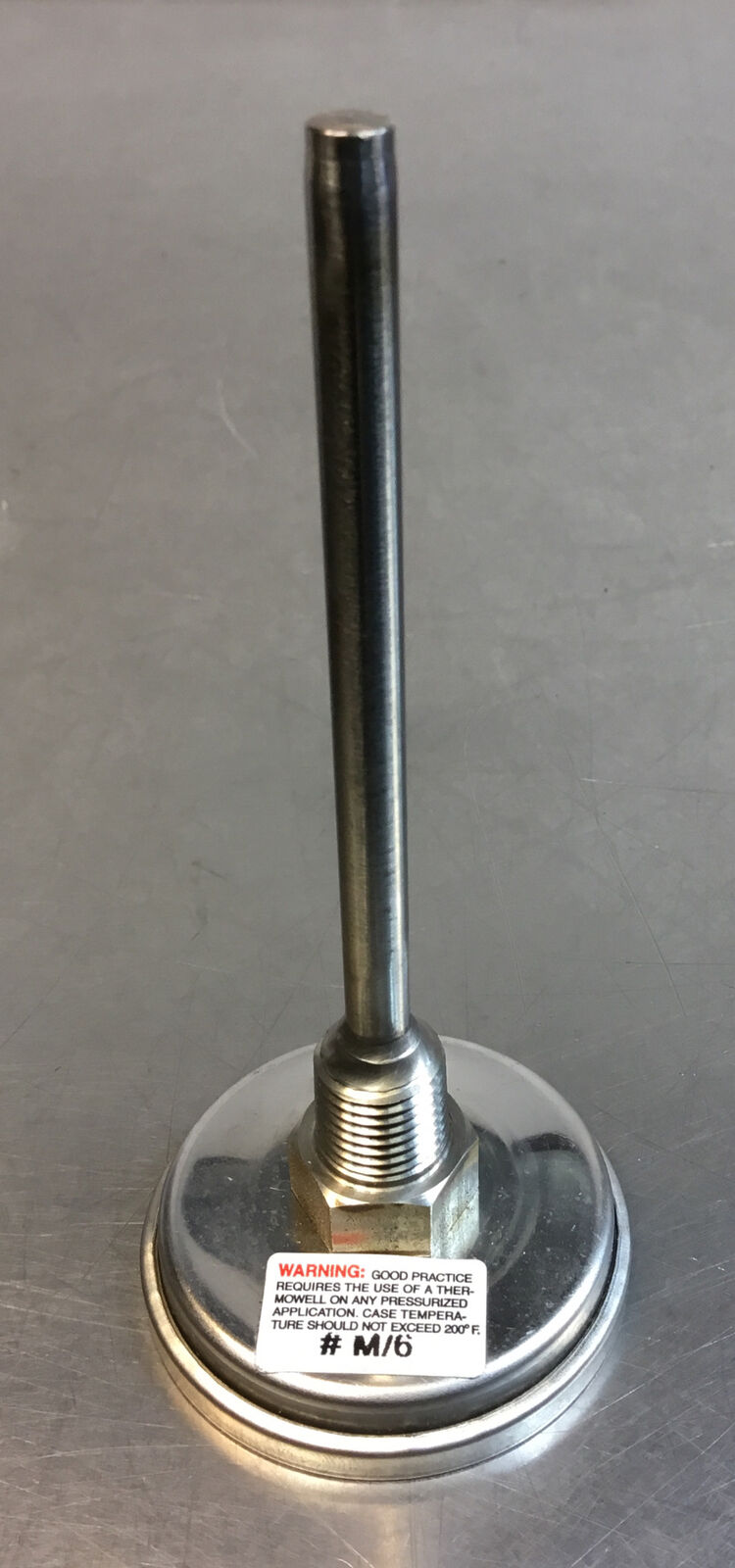 Ashcroft  7QA-84002-028  2" Bimetal Thermometer  0-250 Degrees F  4" stem.  6B
