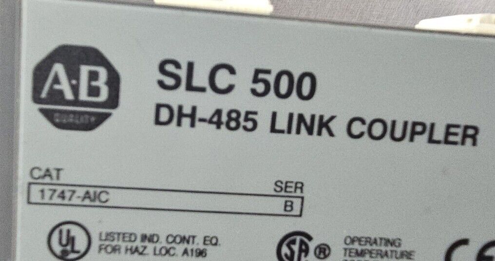 Allen Bradley 1747-AIC SER B Link Coupler SLC 500.                        3B-21