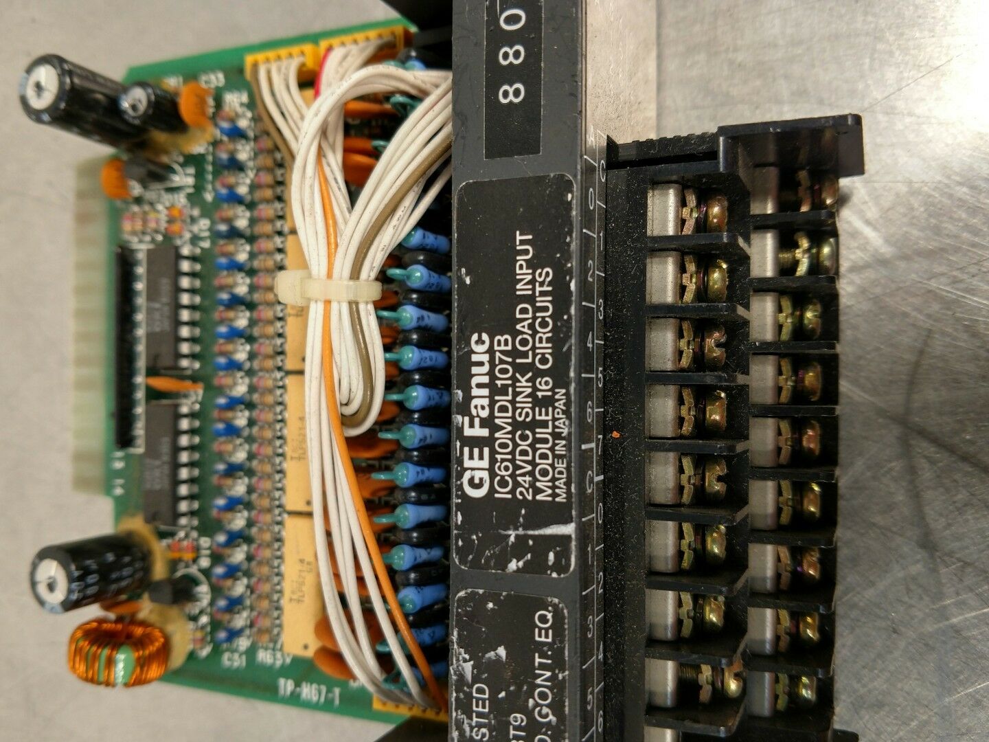 GE FANUC IC610MDL107B 24VDC Sink Load Input Module 16 Circuits 3F