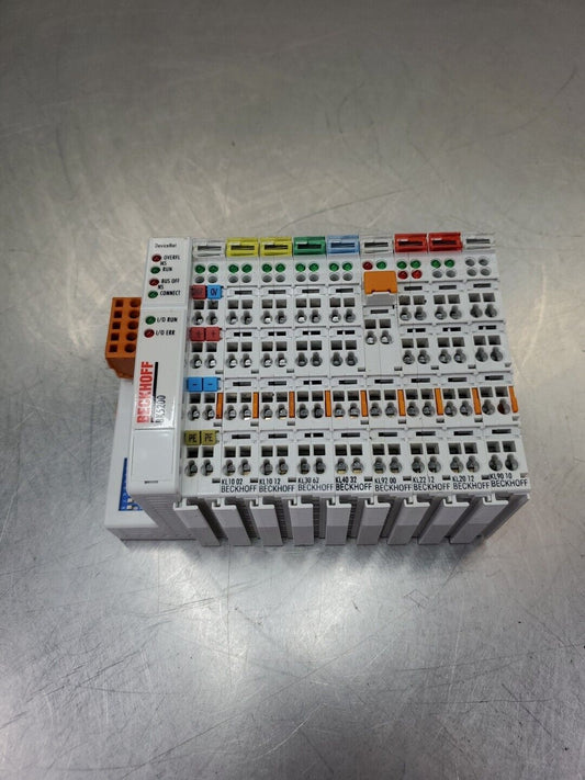 BECKHOFF BK5200 PLC Module w/9 Input/Output Modules.                       3E-38