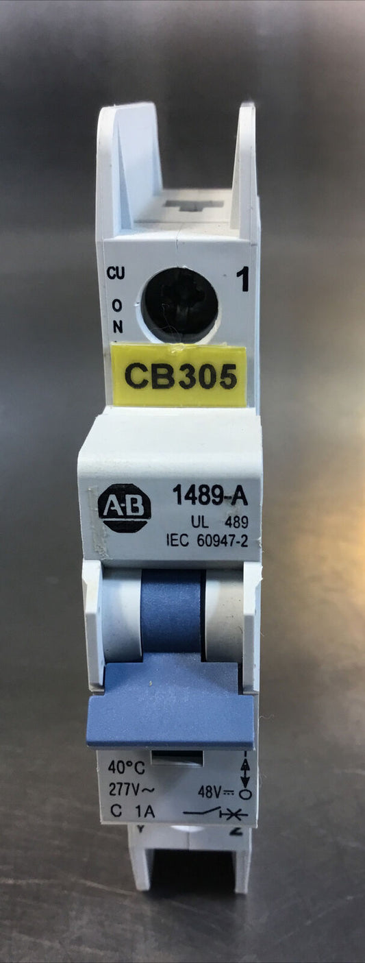 ALLEN BRADLEY CIRCUIT BREAKER  1489-A1C010 /A  1A 1 Pole    4G