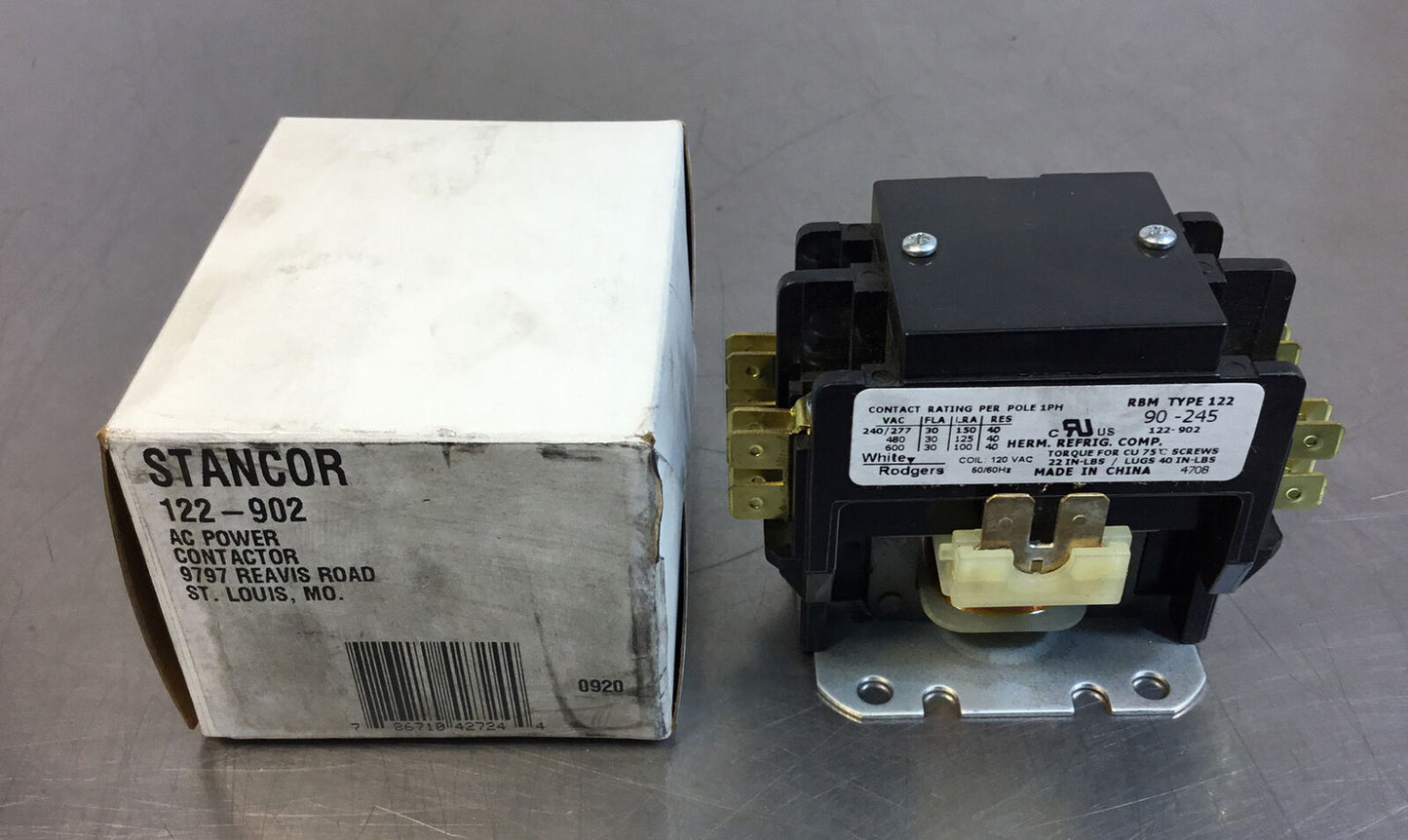 STANCOR  122-902  AC Power Contactor     4C