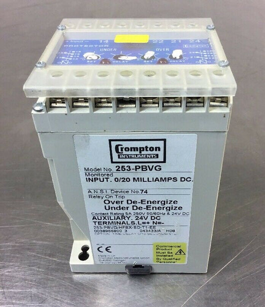 Crompton Instruments 253-PBVG Protector Relay    Loc.4A