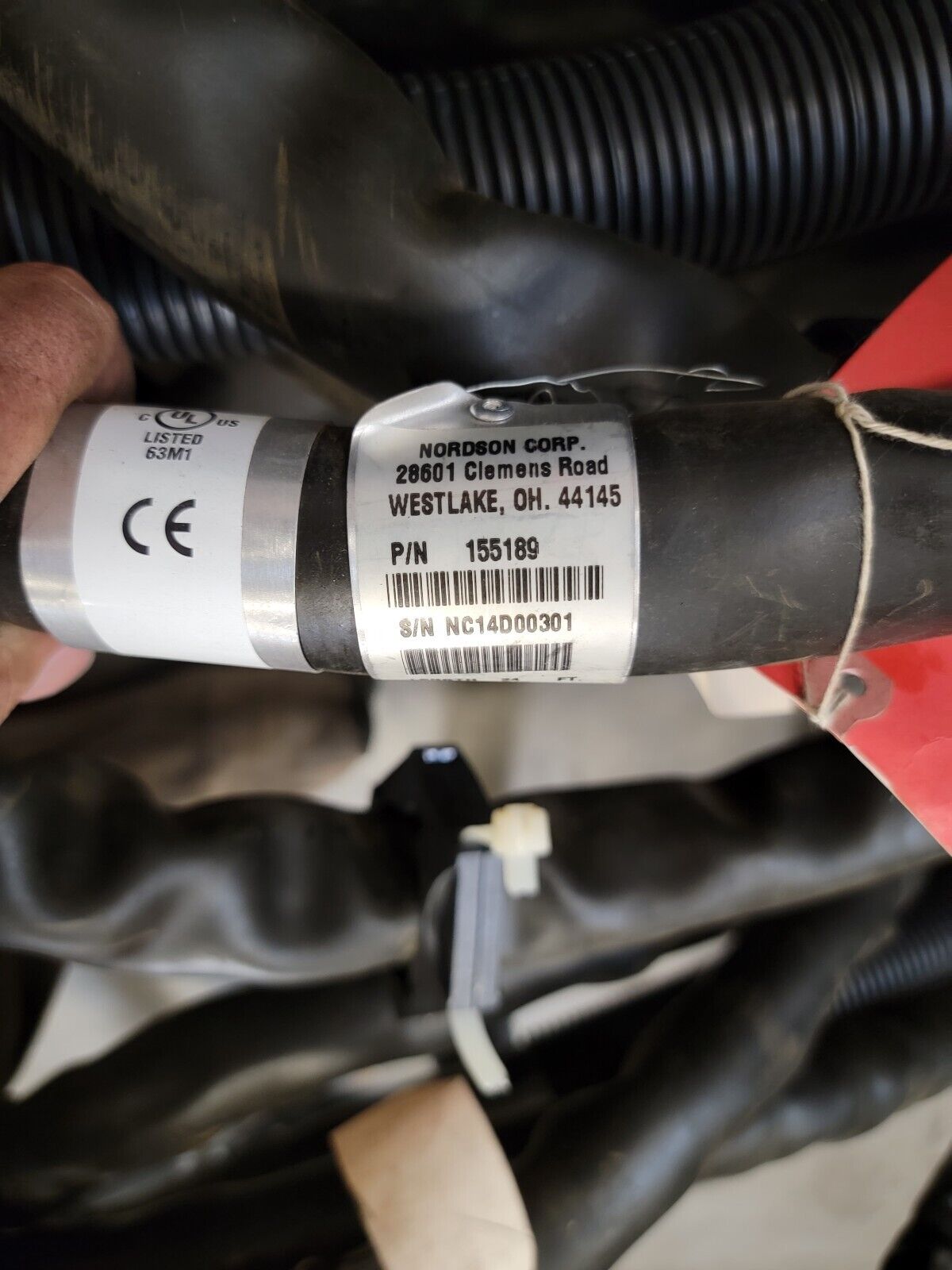 Nordson ProBlue 115189 Hot Glue Dispenser Hose 24ft 760 Watt 1500PSI 240V