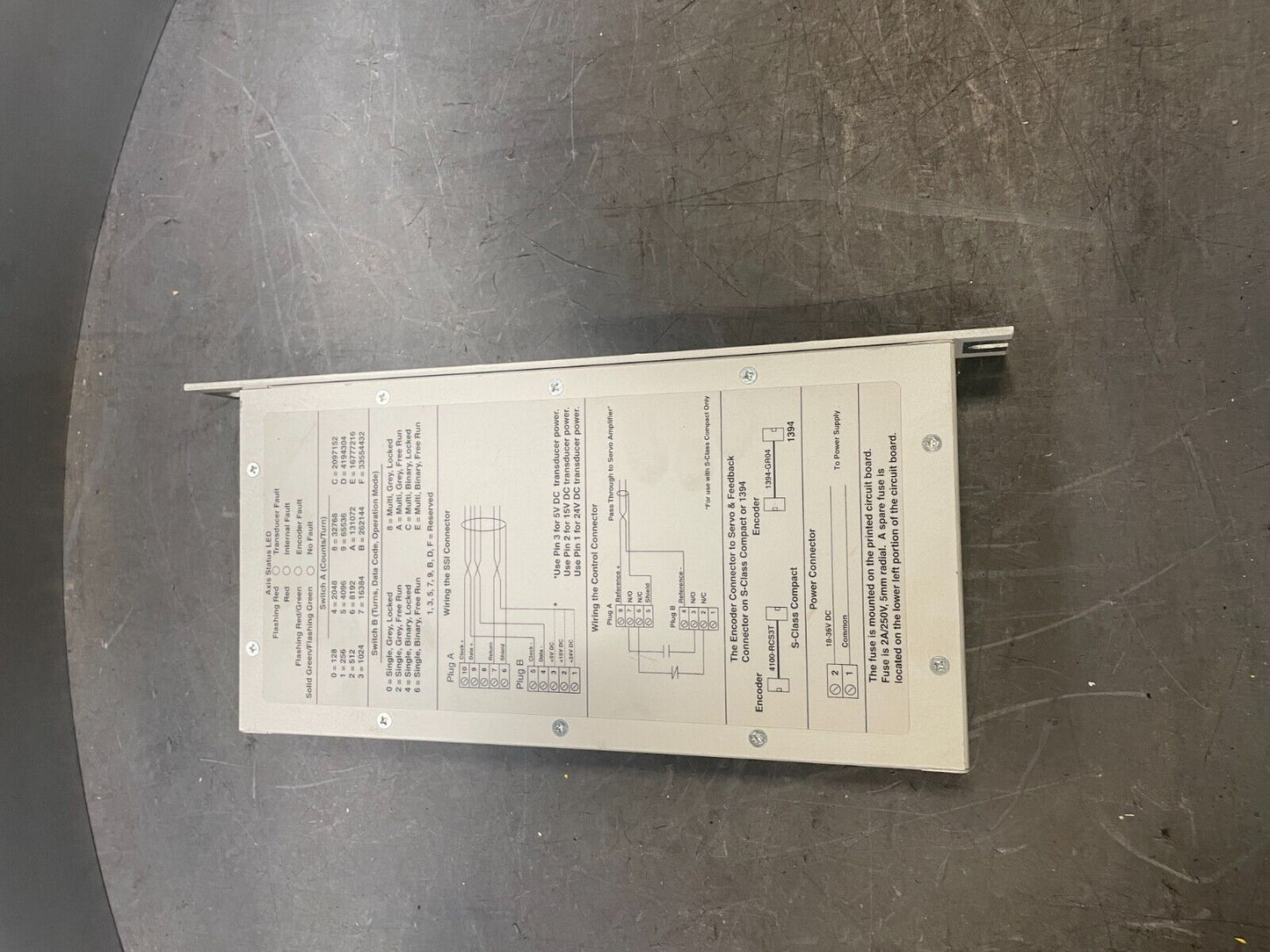 Allen-Bradley 4100-AEC Series B Quadrature Absolute Encoder Converter Module
