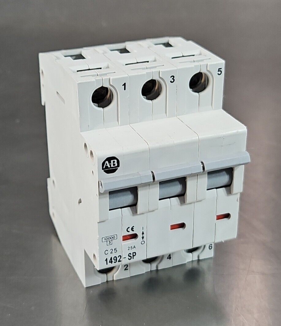 Allen Bradley 1492-SP3C250 Ser C Miniature Circuit Breaker.                4D-25
