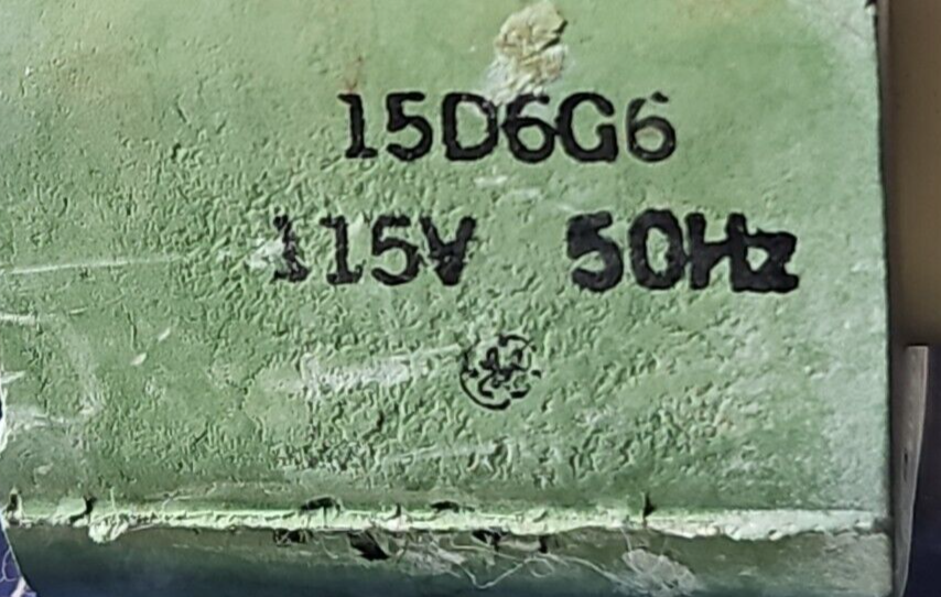General Electric 15D6G6 Renewal coil 115V 50Hz.             Loc4C21