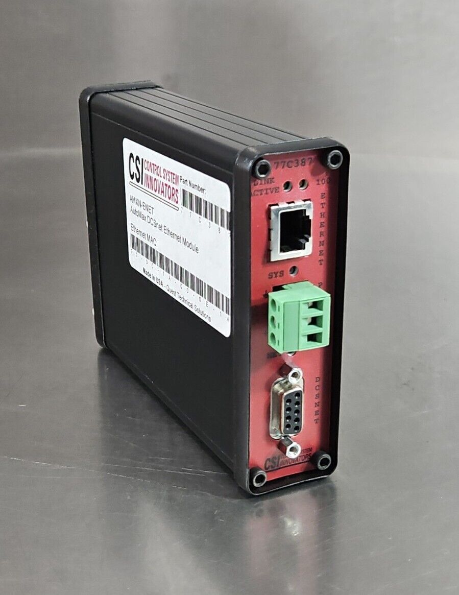 CSI M/N 77C387 AMXN-ENET MODULE.                          3E-38