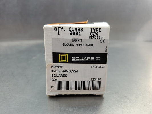 Square D 9001G24 Ser. H Green Gloved Hand Knob.                            4B-25