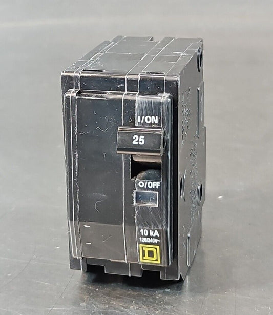 Square D 2Pole 25Amp 240VAC 10kA Circuit Breaker.                       Loc4C-20