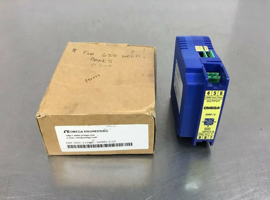 Omega DC & AC Voltage Input Signal Conditioners DRF-VDC-115VAC-300MV-4/20    3C