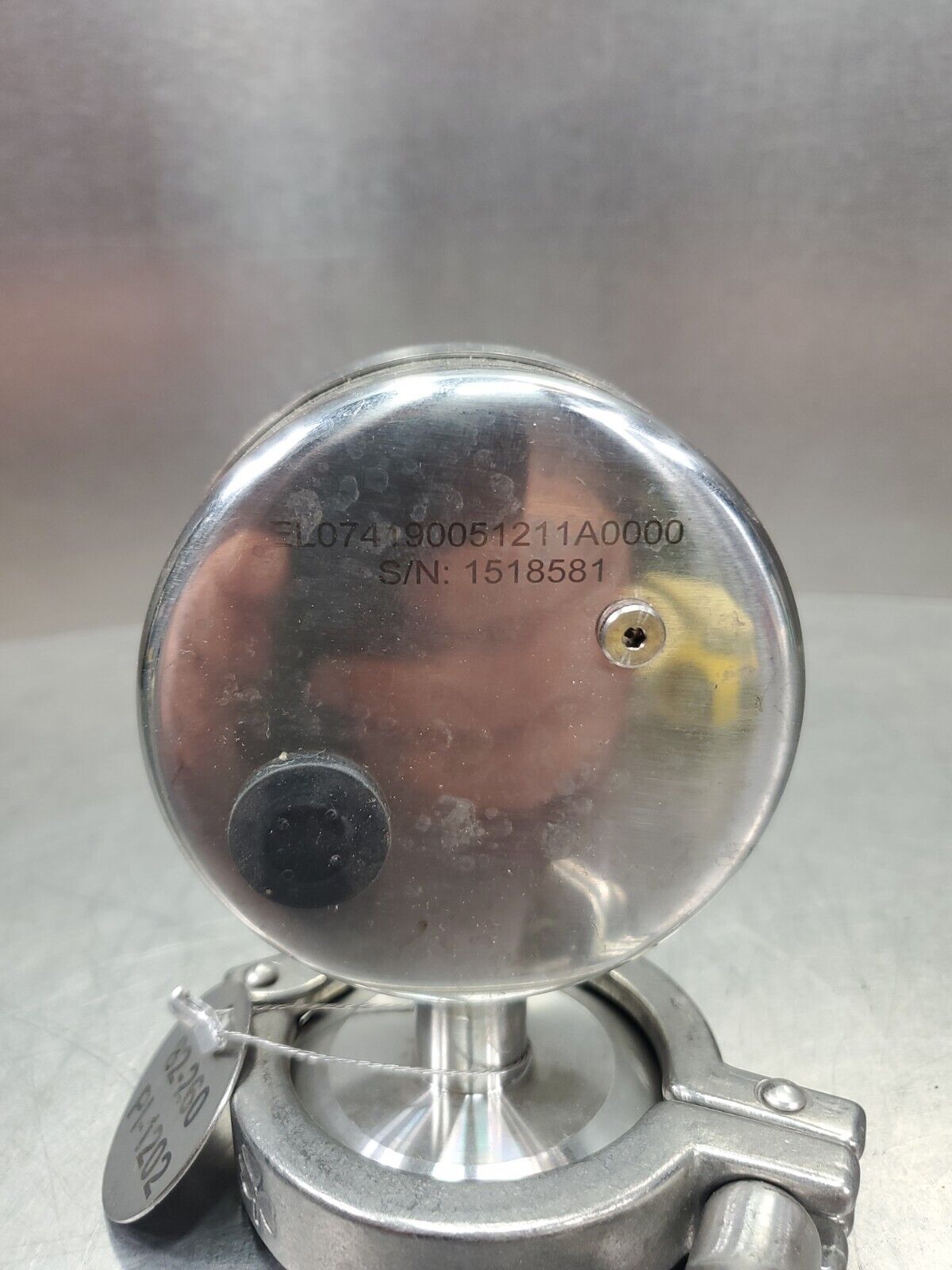 ZAJAC EL074190051211A0000 0-160 PSI PRESSURE METER.                        6E-10