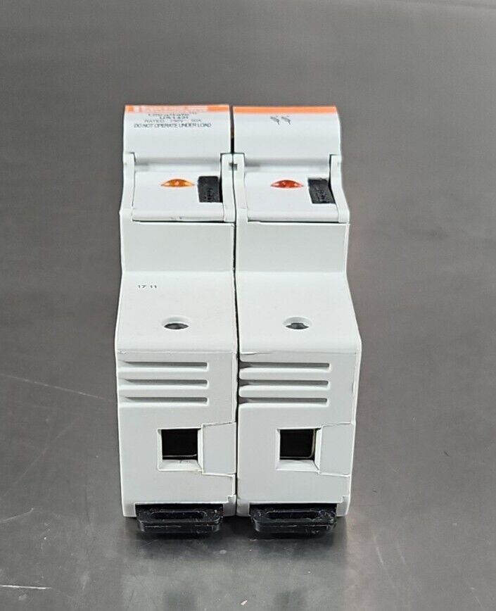 Ferraz Shawmut US 1421 UltraSafe Modular 2-Pole 750V 50A Fuse Holder.   Loc4C-18