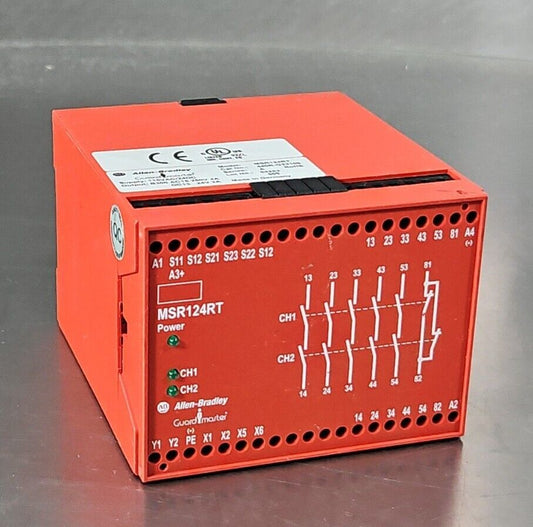 Allen-Bradley MSR124RT Ser A. 440R-G23108 Monitoring Safety Relay.         3B-19