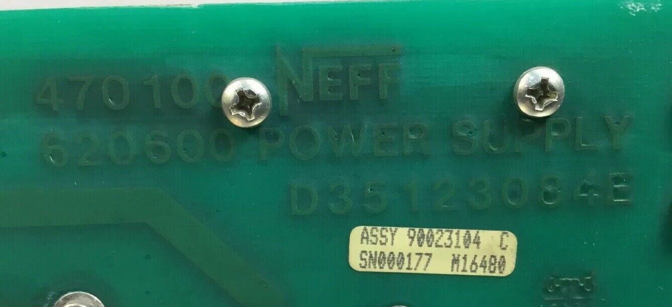 NEFF ENGINEERING 90023104 Power Supply Module 4E14 Palmetto