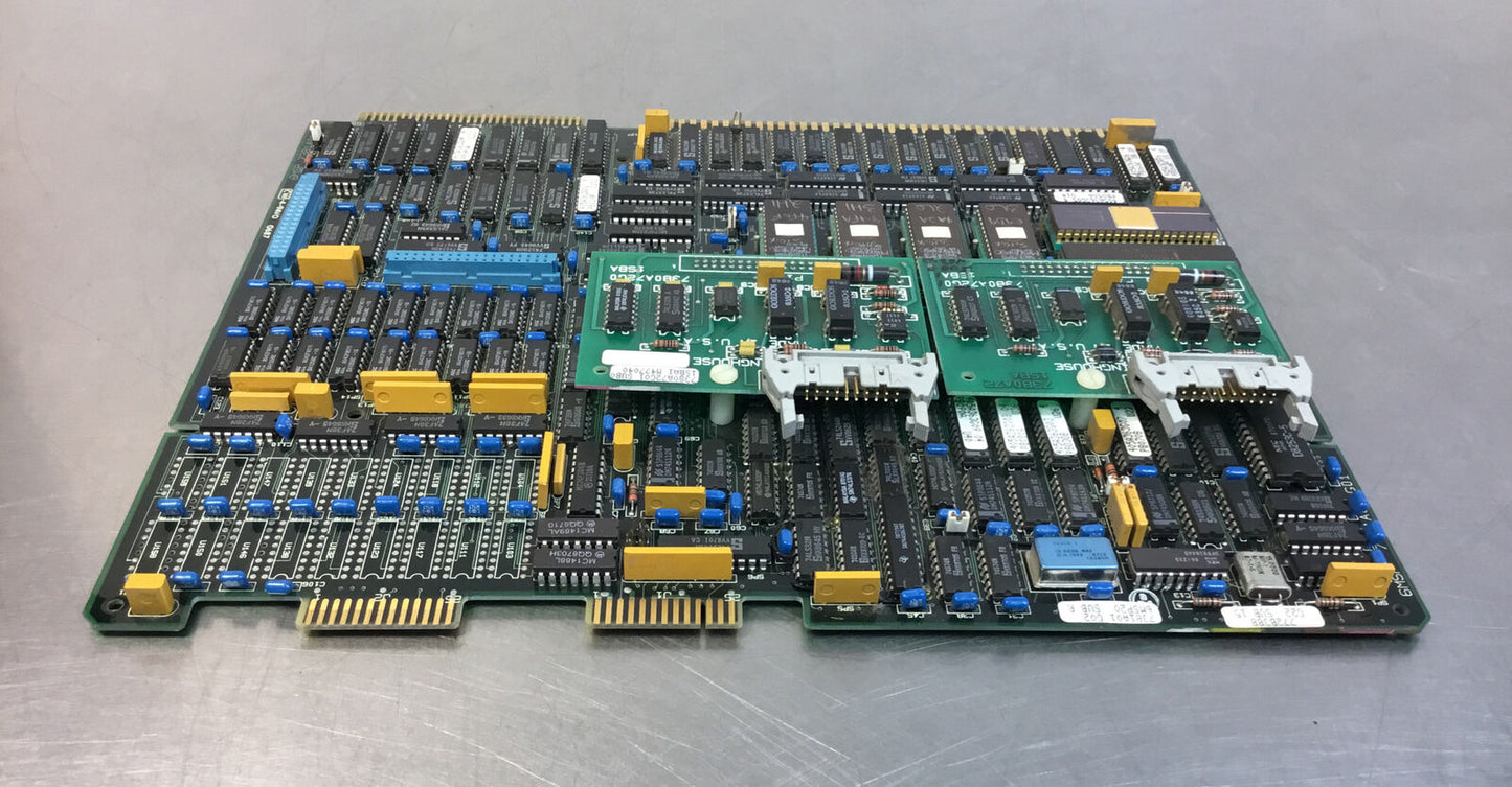WESTINGHOUSE 772B388G22 + 2 (ea) 7380A72G01 CIRCUIT BOARD 6MSP 7381A01 G01  3C-6
