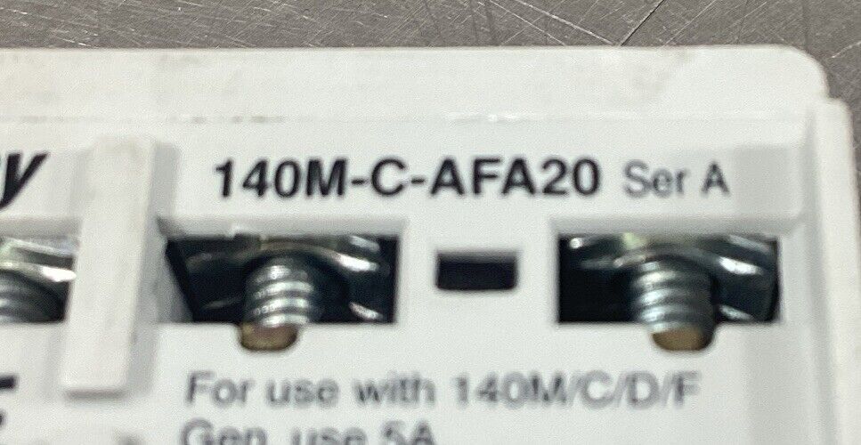 ALLEN BRADLEY  140M-C-AFA20  SERIES A CONTACT BLOCK        4-B-1
