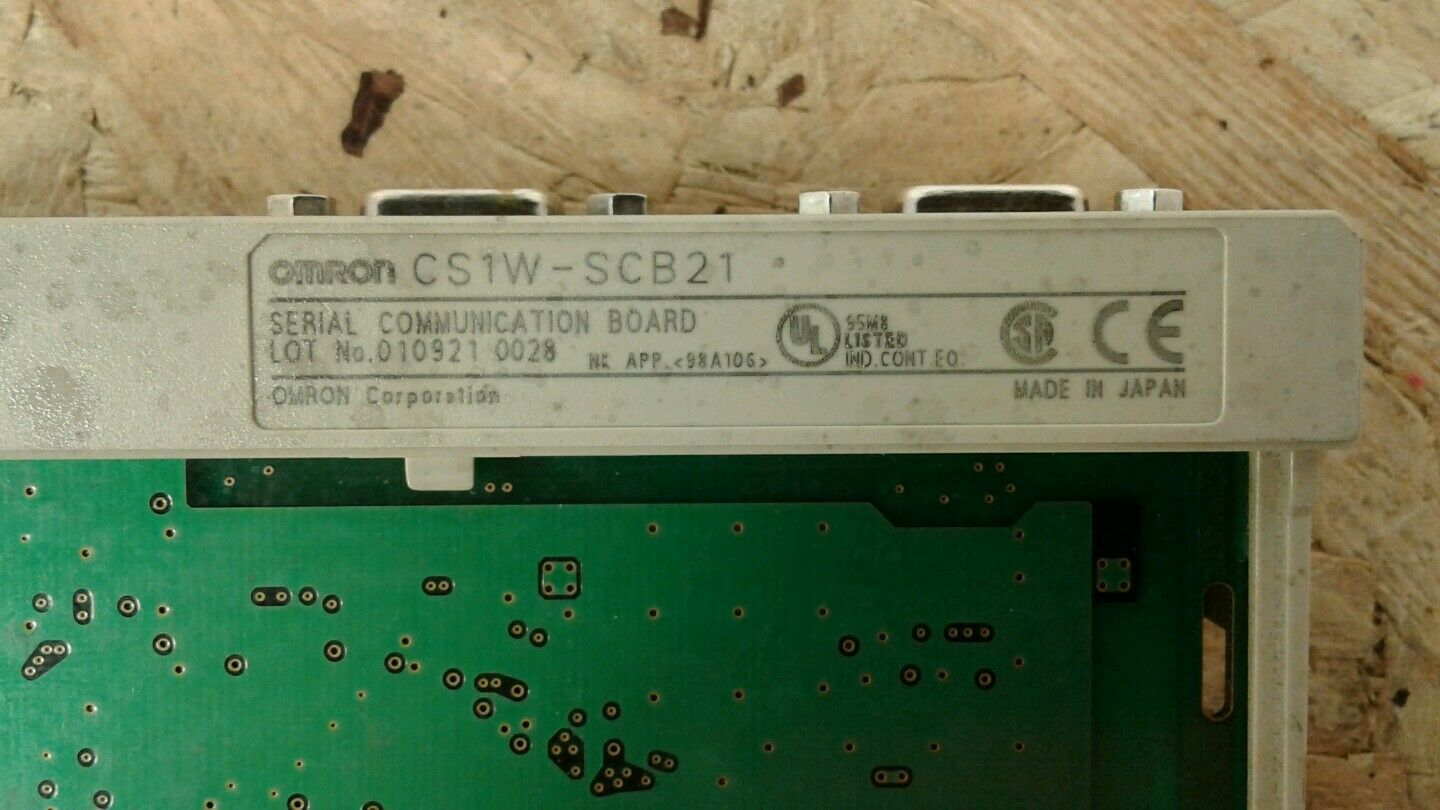 OMRON CPU UNIT COMMUNICATION BOARD CS1W-SCB21                                AUC