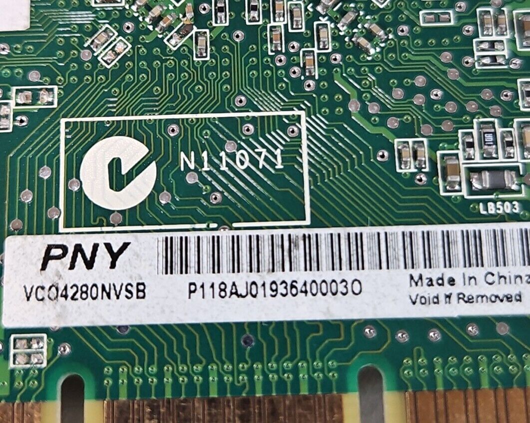Dell Nvidia P118 N11071 Video Card.                                        3A-28