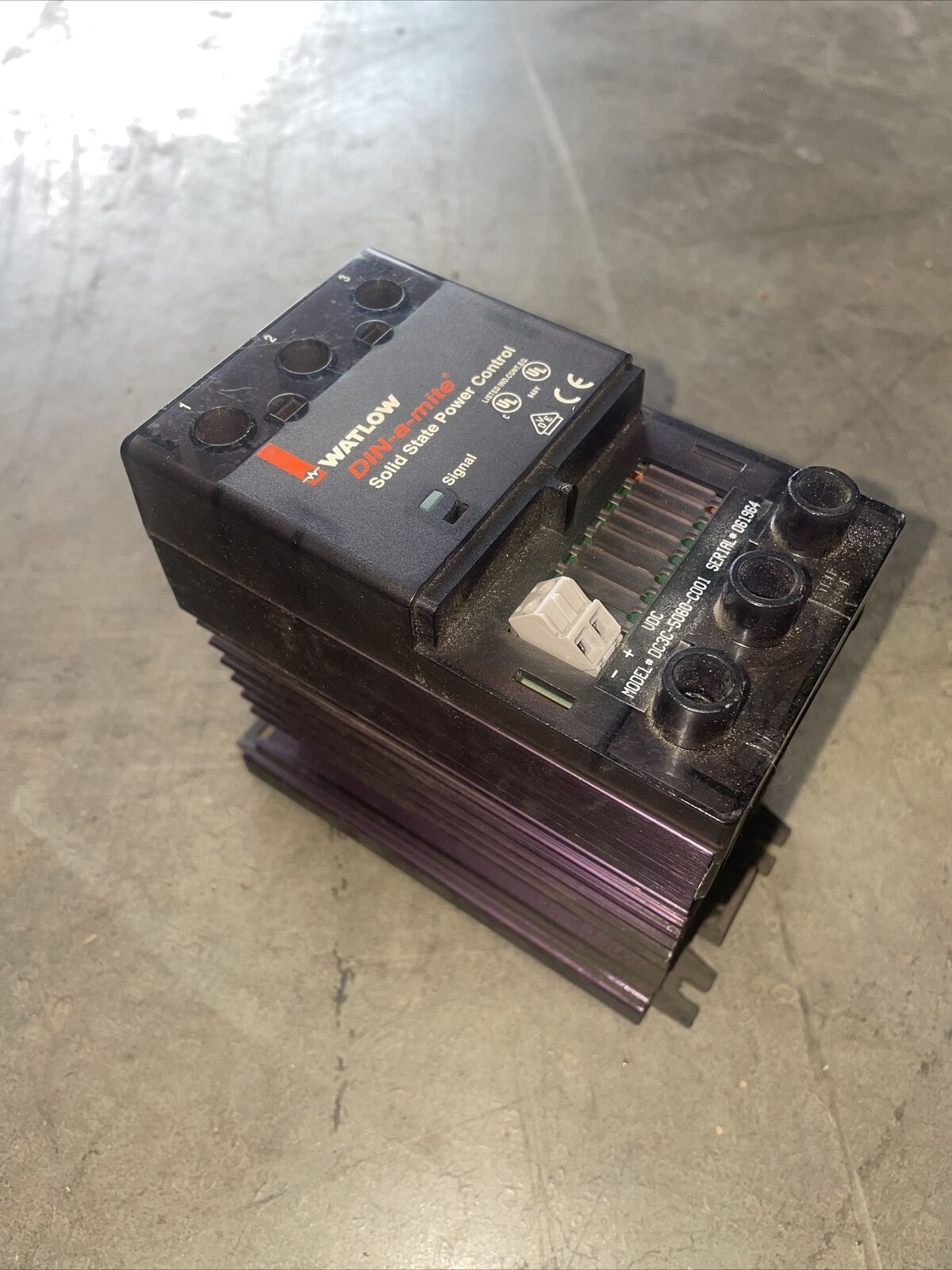 Watlow Model DC3C-5060-C001 SCR 50A Power Controller - 600 VAC @2B