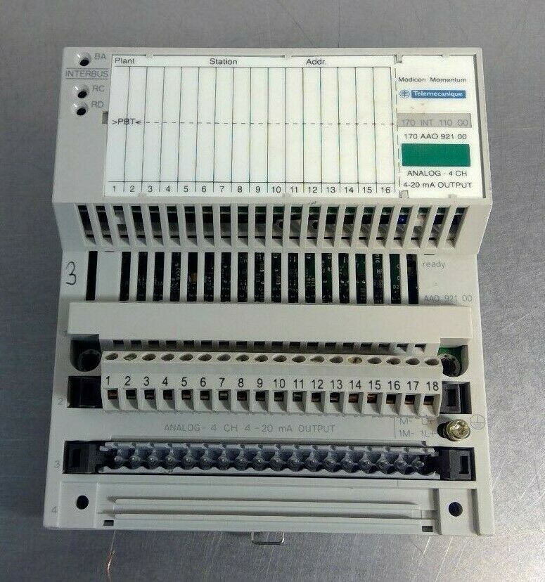 Schneider Electric TSX Momentum 170AAO92100 Analog Output - 170AAO92100     3E-9