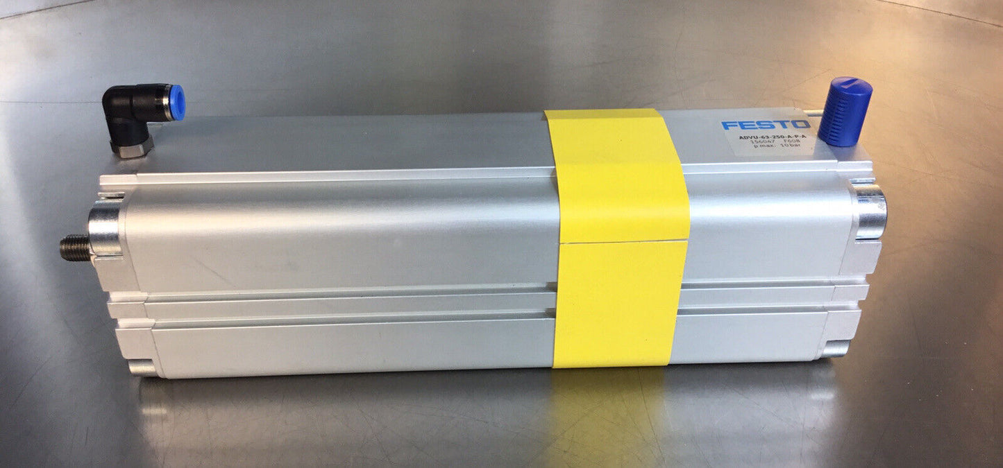FESTO  ADVU-63-250-A-P-A   COMPACT CYLINDER 250MM STROKE 15607 F608   6D