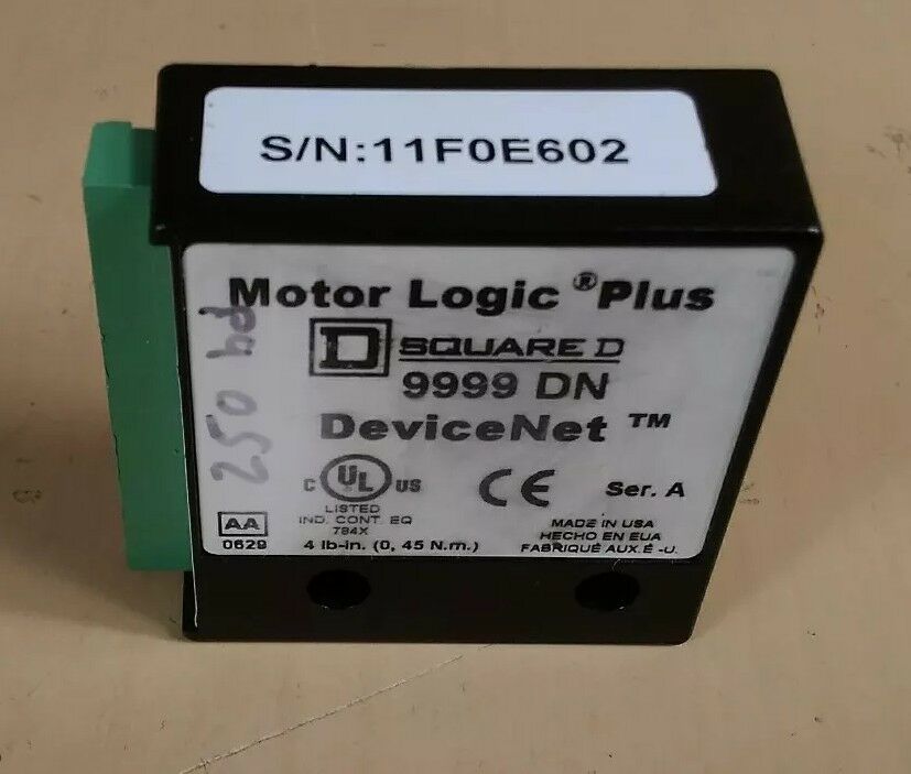 Square D Motor Logic Plus 9999 DN DeviceNet Ser. A                          3D-3