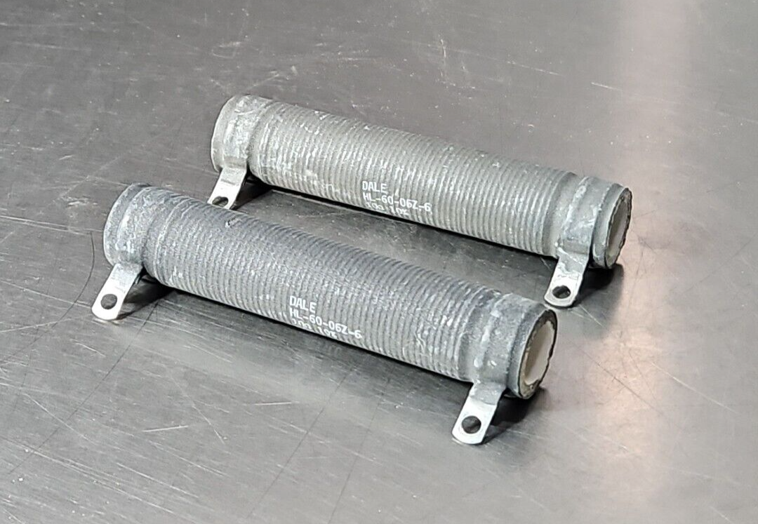 VISHAY DALE HL-60-06Z-6 RESISTOR WIRE WOUND Lot of 2.   Loc4A7
