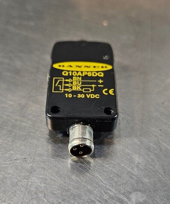 Banner Q10AP6DQ Photoelectric Prox Sensor, 20" Range, 10-30VDC.         Loc5E-19