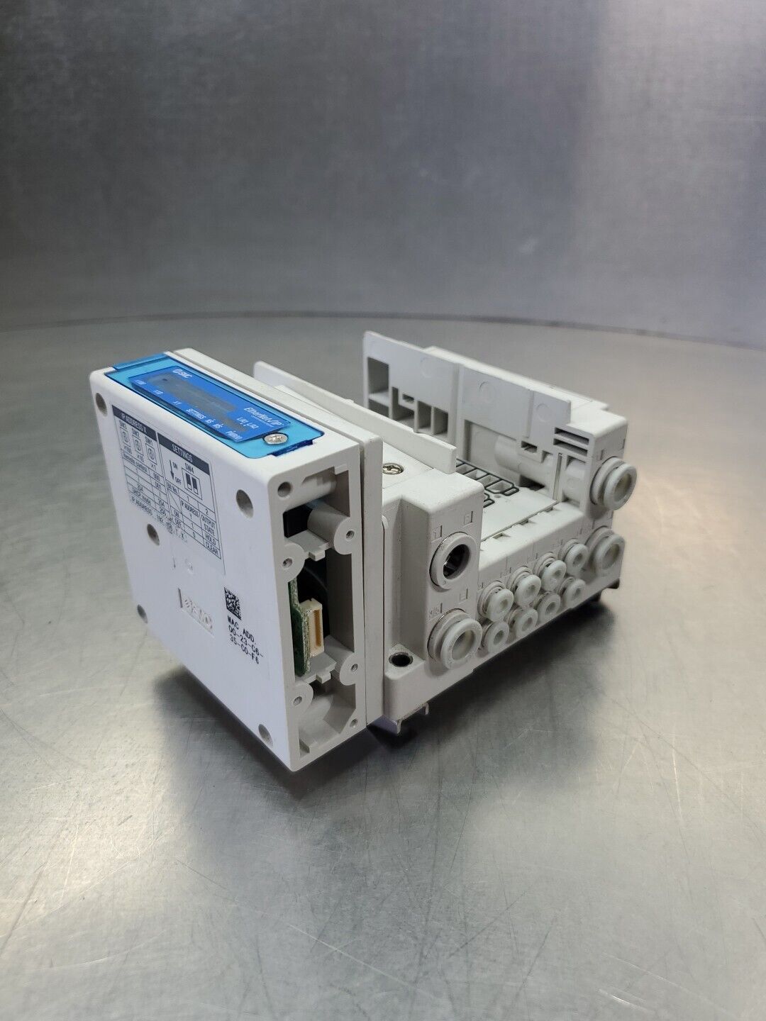 SMC EX260-SEN1 (1R1-7A) EtherNet Fieldbus System w/4-Slot Solenoid Rack.   6D-19