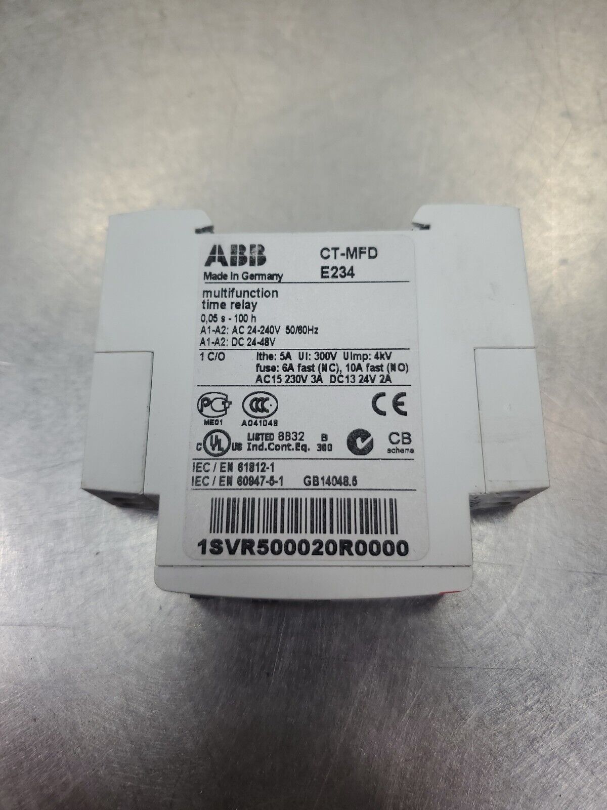 ABB CT-MFD E234 (1SVR500020R0000) Multifunction Time Relay.                 4C-1