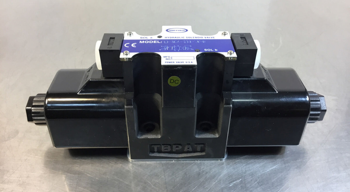 POWER VALVE Hydraulic Solenoid Valve  HD-3C4-G03–LW-B    24VDC.    6D