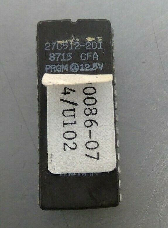 GI - 27C512-20I - IC Chip CMOS EPROM - 12.5V                               3D-20