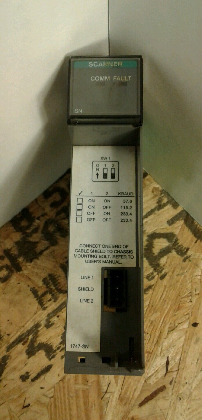 Allen Bradley, SLC 500 1747-SN, SER B, Remote I/O Scanner.                   AUC